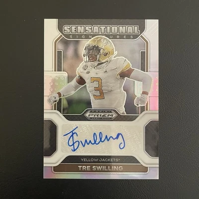 2022 Panini Prizm Draft Picks Sensational Signatures Tre Swilling #SS-TSW AUTO - Image 1 of 2