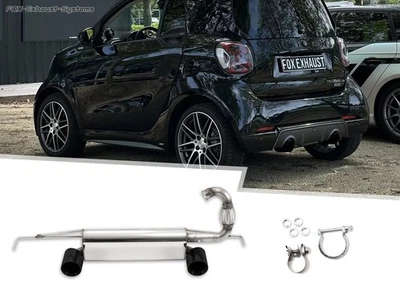 Deportivo Smart Fortwo 3 Tipo 453 Desde 2014 Con Brabus Trasero Cada 90mm Negro - Imagen 1 de 4