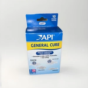 API General Cure Powder 10 comptes pour aquariums de poissons d'eau douce et d'eau salée - Photo 1/3