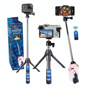Vidpro MP-15 2-in-1 Mini Stativ und Selfie Stick mit Bluetooth Fernbedienung  - Bild 1 von 1