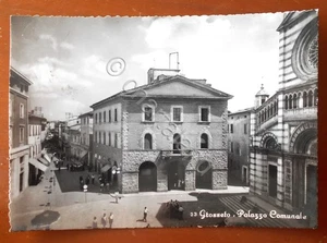 Cartolina Grosseto - Palazzo Comunale - 1957 - Foto 1 di 2