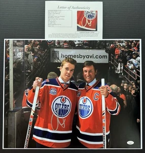 Connor McDavid Signed 16x20 Photo JSA LOA #97 Edmonton Oilers EXACT PROOF NHL ! - Picture 1 of 6
