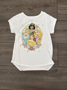 Girls White Princess Shirt - Disney - Size 6 - Picture 1 of 1