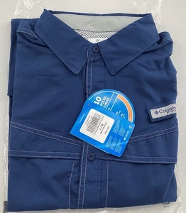 Columbia Herren Low Drag Offshore LS Hemd Größe L Jeansfarbe.   Z3Dbin #6 - Bild 1 von 4