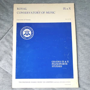ROYAL CONSERVATORY OF MUSIC TORONTO Grade IX & X Pianoforte Studies 9 10 - Picture 1 of 4