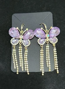 Pendientes araña mariposa - lavanda - Imagen 1 de 1
