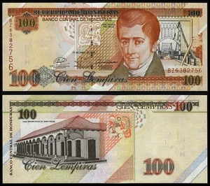 HONDURAS 100 LEMPIRAS (P77i) 2008 UNC - Bild 1 von 1