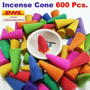600x Incense Cone Mixed Fragrance Lot Relax Burner Aroma Therapy Natural Flower  - Picture 1 of 12