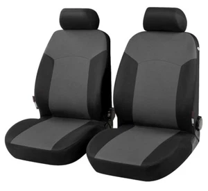 COPRISEDILI ANTERIORI 13412 PER OPEL CORSA 2000 - 2006 C FODERE AUTO NERO GRIGIO - Foto 1 di 9