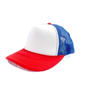 Trucker Hat Foam Mesh Back Baseball Cap Snapback Adjustable Plain Blank Men Hats - Picture 1 of 6