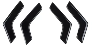 Gloss Black Inner Door Handle Panel Trim Cover Fits 08-14 W204 C200 C300 C63 - Picture 1 of 2