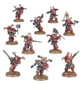 Dipinto Commissione Chaos Space Marines Mangiamondi Khorne Berzerkers - Foto 1 di 6