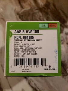 NEW Emerson AAE-5-HW-100 5-Ton Thermal Expansion Valve 061185 - Picture 1 of 4