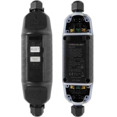 Outdoor IP66 Inline Rewireable RCD Ideal for Garden Extension Leads 13A - Image 1 of 4