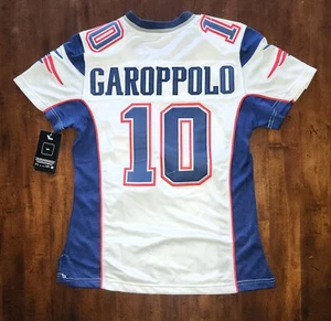 JIMMY GAROPPOLO JERSEY NEW ENGLAND PATRIOTS AUTHENTIC ON FIELD WOMENS SZ Small - Picture 1 of 2
