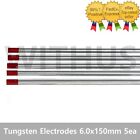 Cretos Tungsten Electrodes Wt20 Red Tip Welding 6.0Mmx150mm 5Ea