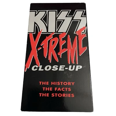 KISS X-TREME CLOSE UP The History The Facts The Stories VHS 1992 - Image 1 of 3