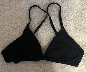 Jolyn Bikini Swim Top Triangle XS Black New with tags - Picture 1 of 5
