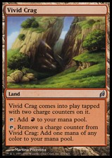 Magic the Gathering MTG Vivid Crag (275) Lorwyn   LP