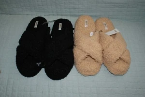 Zapatillas sin cordones Mixit Sherpa para mujer negras tostadas XL 11-12 negras o tostadas envío rápido - Imagen 1 de 13
