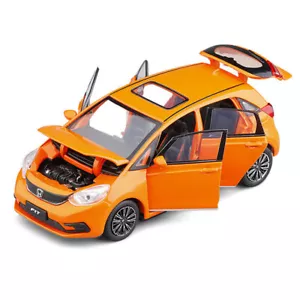 Honda Fit Toy Car 1/32 Diecast Metal Model Car Toys for Boys Kids Gifts Orange - Picture 1 of 10