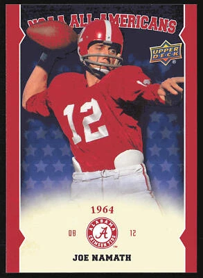 2012 Upper Deck University of Alabama #AA-JN Joe Namath All Americans - Image 1 of 2