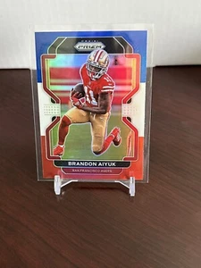 2021 Panini Prizm Brandon Aiyuk RED WHITE BLUE Prizm #52- 49ers - Picture 1 of 2
