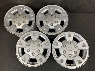 (4) Chevrolet Colorado (2004-2008) Original Wheels Rims + Caps 15" Hol.5183 - Image 1 of 4