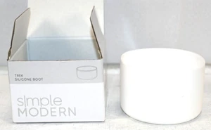 Simple Modern Trek Silicone Boot BPA Free Fits 30oz - 40oz White New In Box - Picture 1 of 5