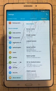 Samsung Galaxy Tab 4 - SM-T330NU - 8in - 16GB - White - Tablet - *FUNCTIONAL* - Picture 1 of 3