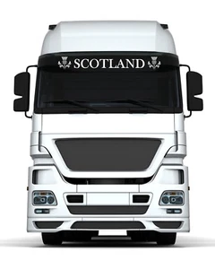 Calcomanía SCOTLAND SUNSTRIP Volvo DAF IVECO MERCEDES SCANIA MAN camioneta camioneta camioneta - Imagen 1 de 1