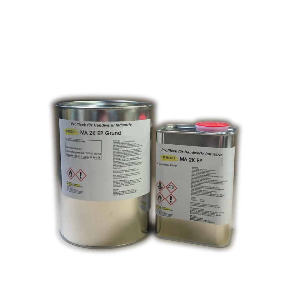 PROFI / MIPA BASISLACK PROFI 2K Epoxidharz Grundierung Grau | Metall,verzinkt.Stahl,Alu,Hart-PVC