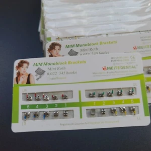 Soporte dental de metal de ortodoncia soporte mini ganchos Roth 022 345 dientes monobloque - Imagen 1 de 6