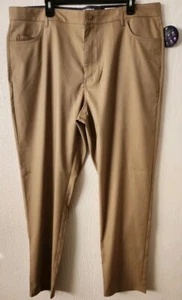 Pantalones de golf Tailor Bryd Performance de secado rápido FPS 30 para hombre talla 40/23 color camel - Imagen 1 de 8