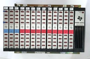 TI POWER SUPPLY 500-2151A 13 SLOT (10) 500-5001 INPUT (3) 500-5007 INPUT 110 V - Picture 1 of 9
