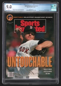 Roger Clemens SPORT ILLUSTRIERT 13. Mai 1991 Kiosk CGC 9.0 weiße Seiten - Bild 1 von 2