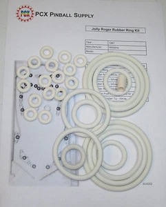 Kit de anillo de goma máquina de pinball Williams Jolly Roger 1967 - Imagen 1 de 2