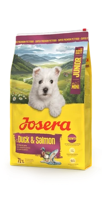 JOSERA Mini Junior Duck & Salmon (10kg) | Juniorfutter für kleine Rassen - Bild 1 von 4