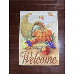 Bandera Vicky Howard Cornucopia Acción de Gracias Temporada de Otoño - Imagen 1 de 6