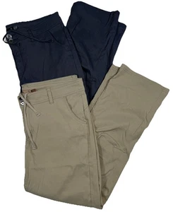Pantalones de senderismo PrAna para mujer 12 entrepierna corta Halle convertibles de nailon elásticos X2 - Imagen 1 de 17