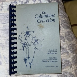 Society Exploration Geophysicists LAS VEGAS COOKBOOK COLUMBINE COLLECTION 1983 - Imagen 1 de 5