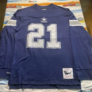 NUEVA Camisa Camiseta Retro Vintage Dallas Cowboys Mitchell & Ness Shirsey Precio de venta sugerido por el fabricante 115 USD - Imagen 1 de 8
