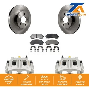 Front Brake Caliper Rotor Semi-Metallic Pad Kit For Chevrolet Equinox Saturn Vue - Picture 1 of 1