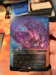 MTG Edge of Eternities Wandering Fumerole Foil Galaxy senza bordi - Foto 1 di 1