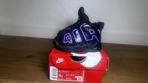 Niño pequeño Nike Air More Uptempo TD negro uva púrpura talla 4C - Imagen 1 de 11