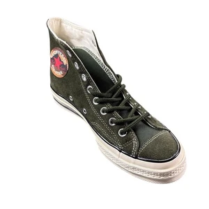 Converse Chuck 70 Suede Sneakers Mens 7 Utility Green High Tops - Picture 1 of 8