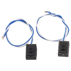 Pack de 2 manijas de puerta de plástico con botones pequeños para Hyundai Santa Fe 13 17 - Imagen 1 de 12