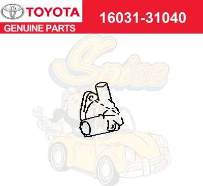 Genuine Lexus RX450h 2016-2022 Water Inlet Thermostat 1603131040 OEM - Image 1 of 1