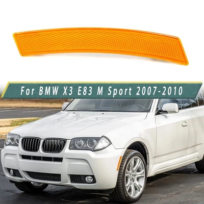 Reflectores de luz de señalización lateral izquierda - parachoques para BMW X3 E83 M Sport 2007-2010 Foto 1 de 4