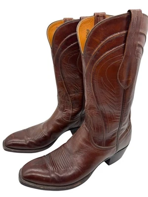 Lucchese El Paso 1987 Black Label Brown Seville L6609 Boots Size 11.5 B 5L014 - Image 1 of 4
